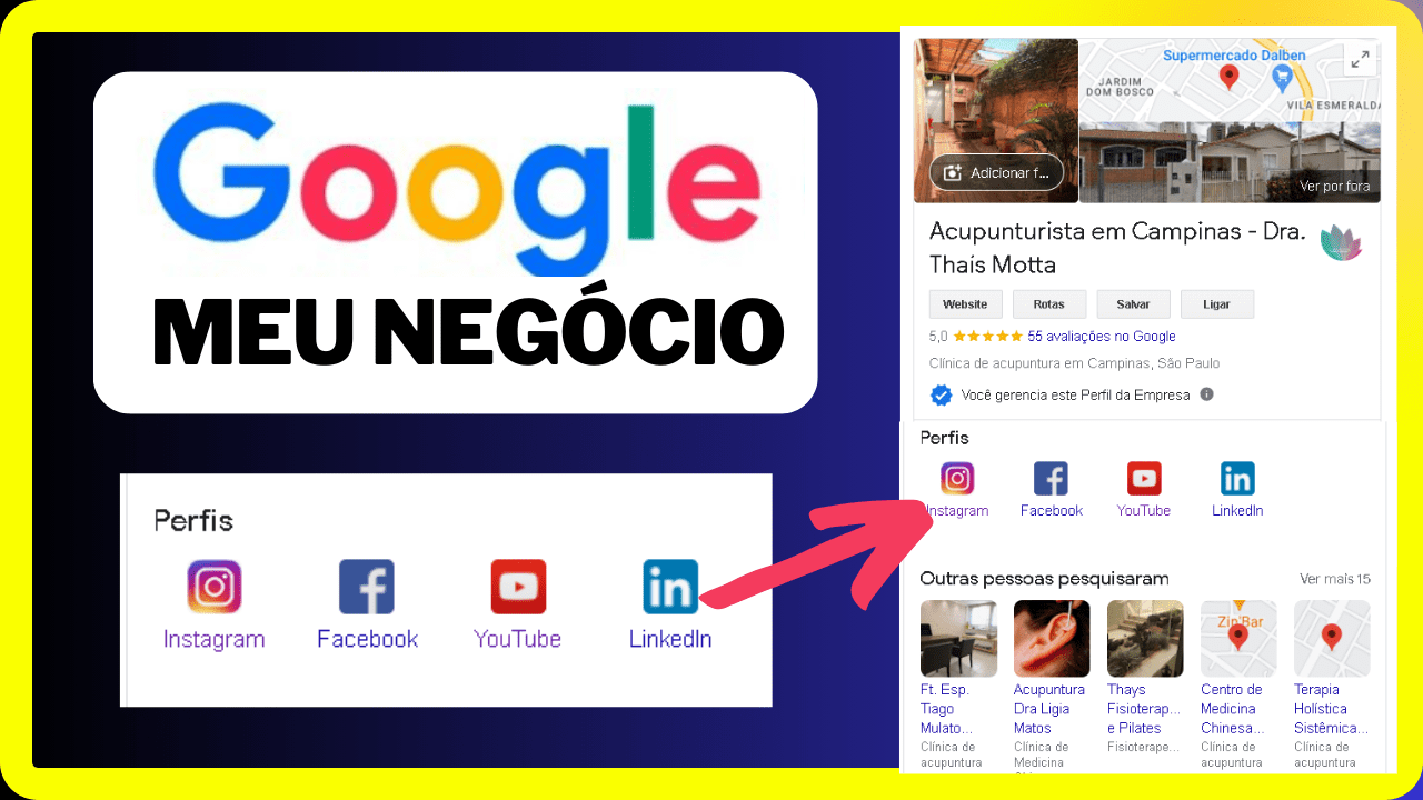 Como Adicionar Links de Redes Sociais no Seu Perfil do Google Meu Negócio